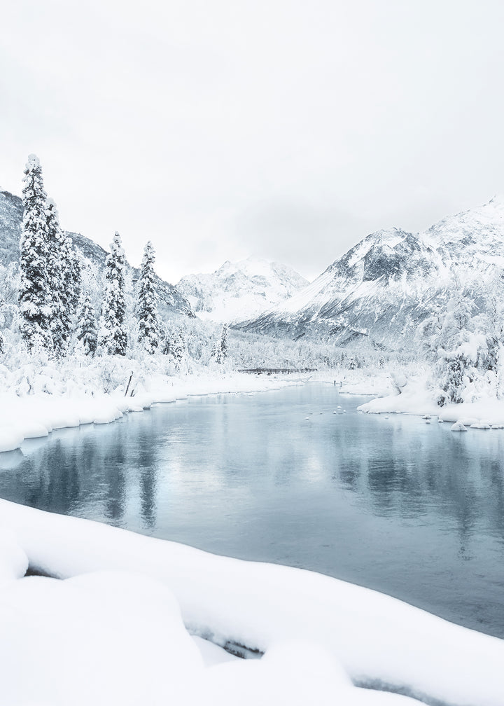 Ljuddämpande tavla - Chilly Mountains