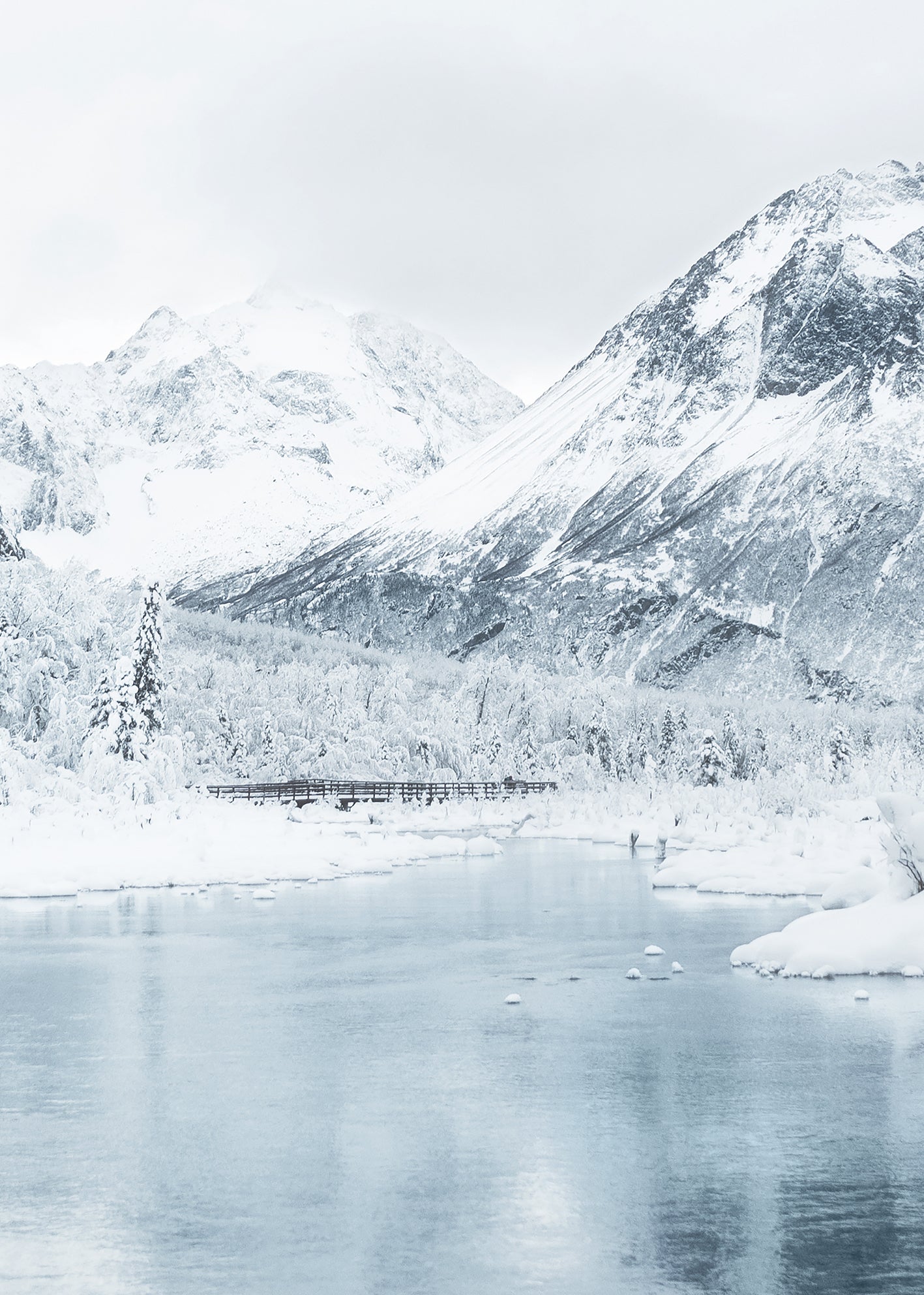 Ljuddämpande tavla - Chilly Mountains