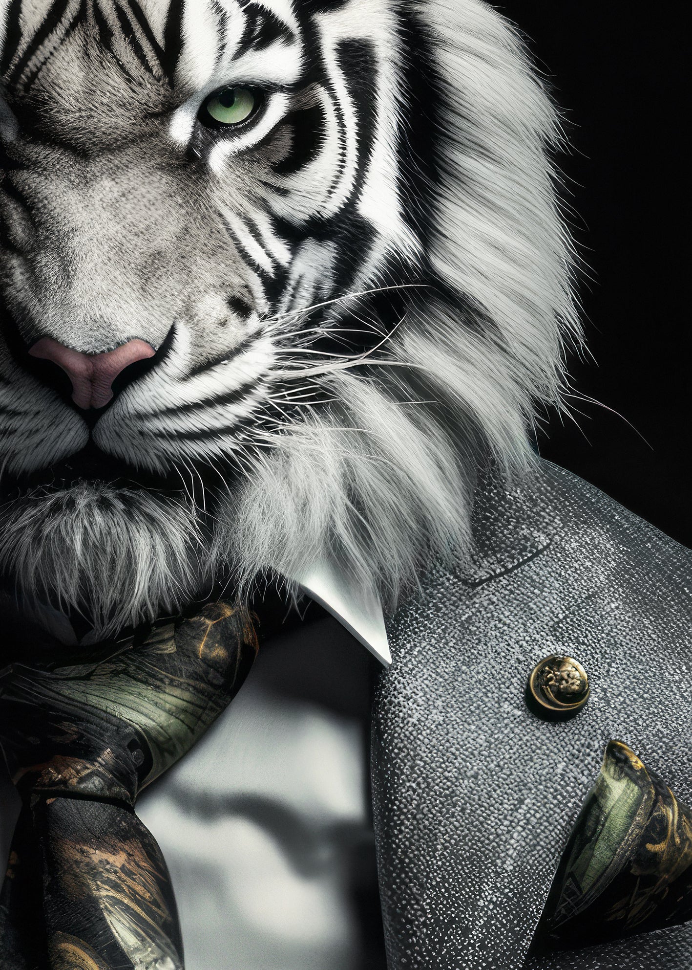 Ljuddämpande tavla - Tiger Boss
