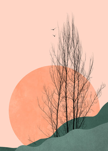 Ljuddämpande tavla - Sunset Serenity