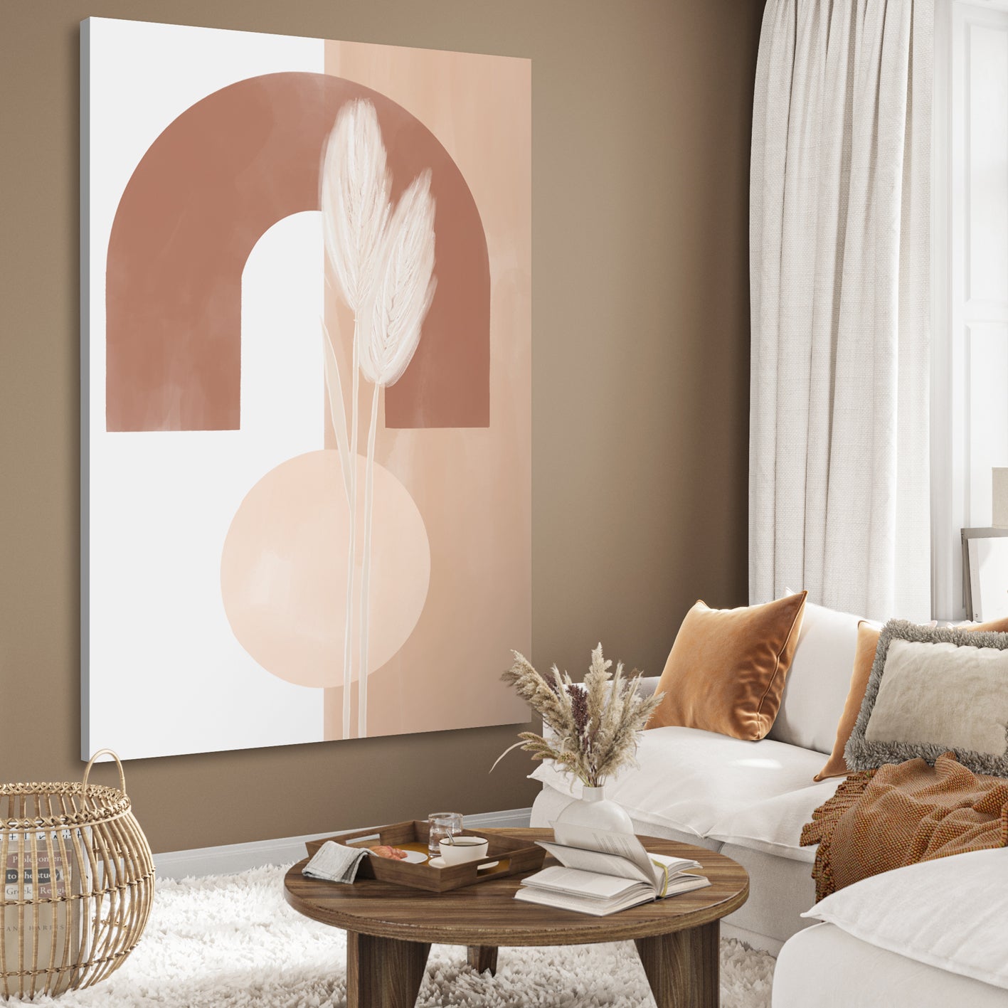 Ljuddämpande tavla - Calm Arcs