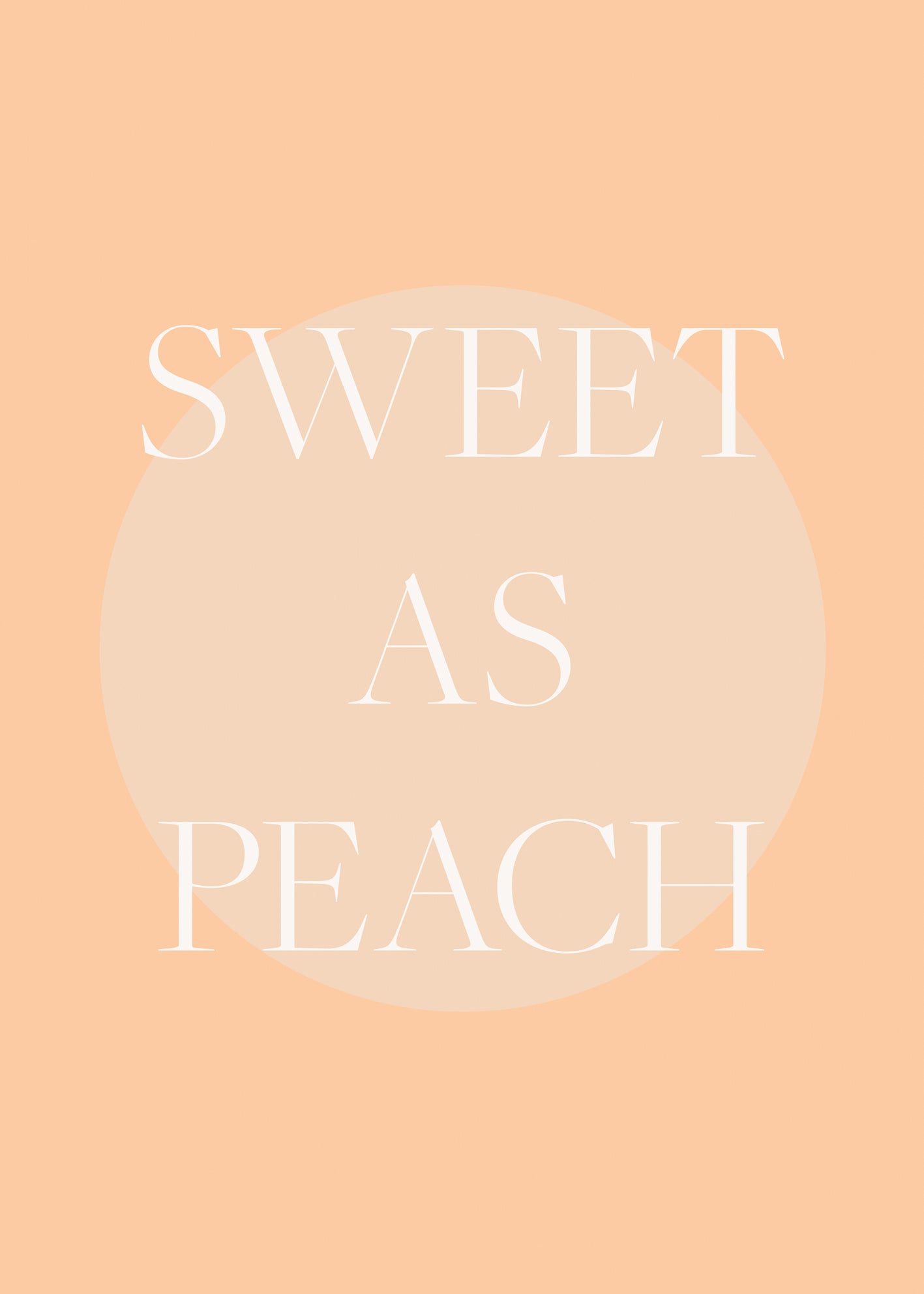 Ljuddämpande tavla - Sweet As Peach