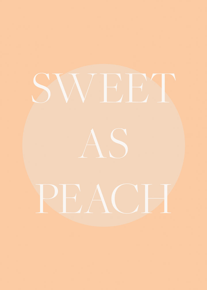 Ljuddämpande tavla - Sweet As Peach