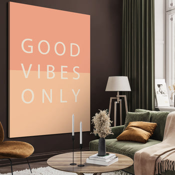 Ljuddämpande tavla - Good Vibes Only
