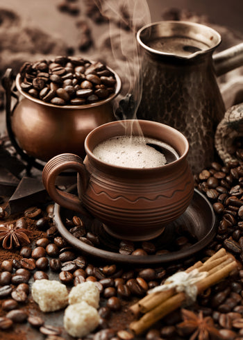 Ljuddämpande tavla - Espresso Essence