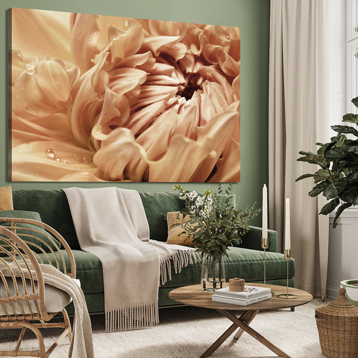 Canvastavla - Orange Perennial (80x120)
