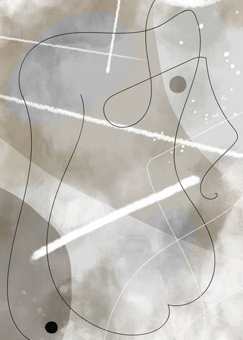 Canvastavla - Abstract No3 (80x120)