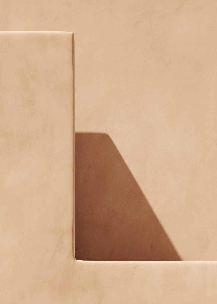 Ljuddämpande tavla - Beige Shapes