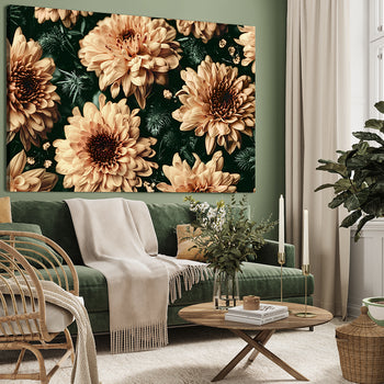 Canvastavla - Baroque Flowers