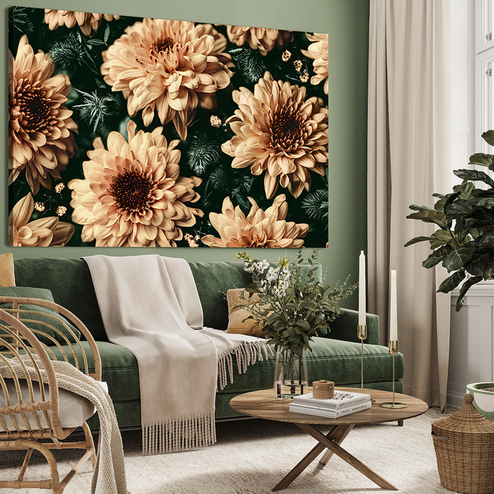 Canvastavla - Baroque Flowers