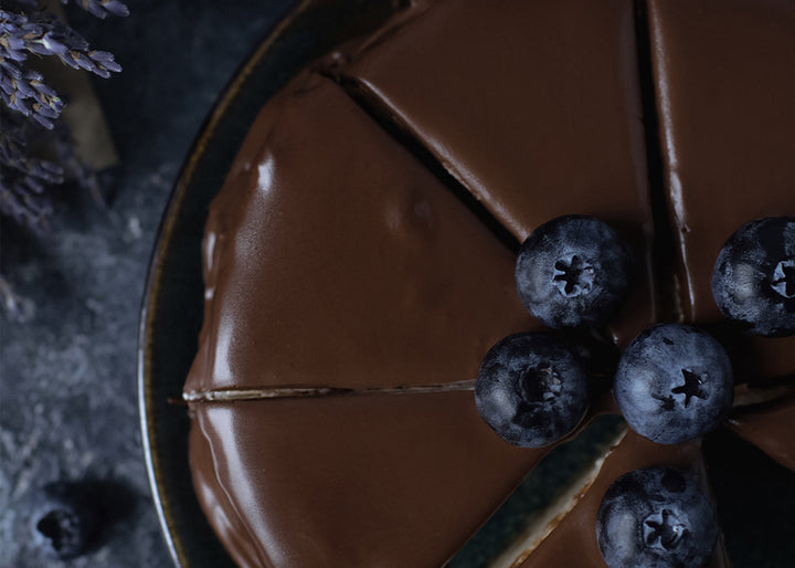 Canvastavla - Blueberry Cheesecake