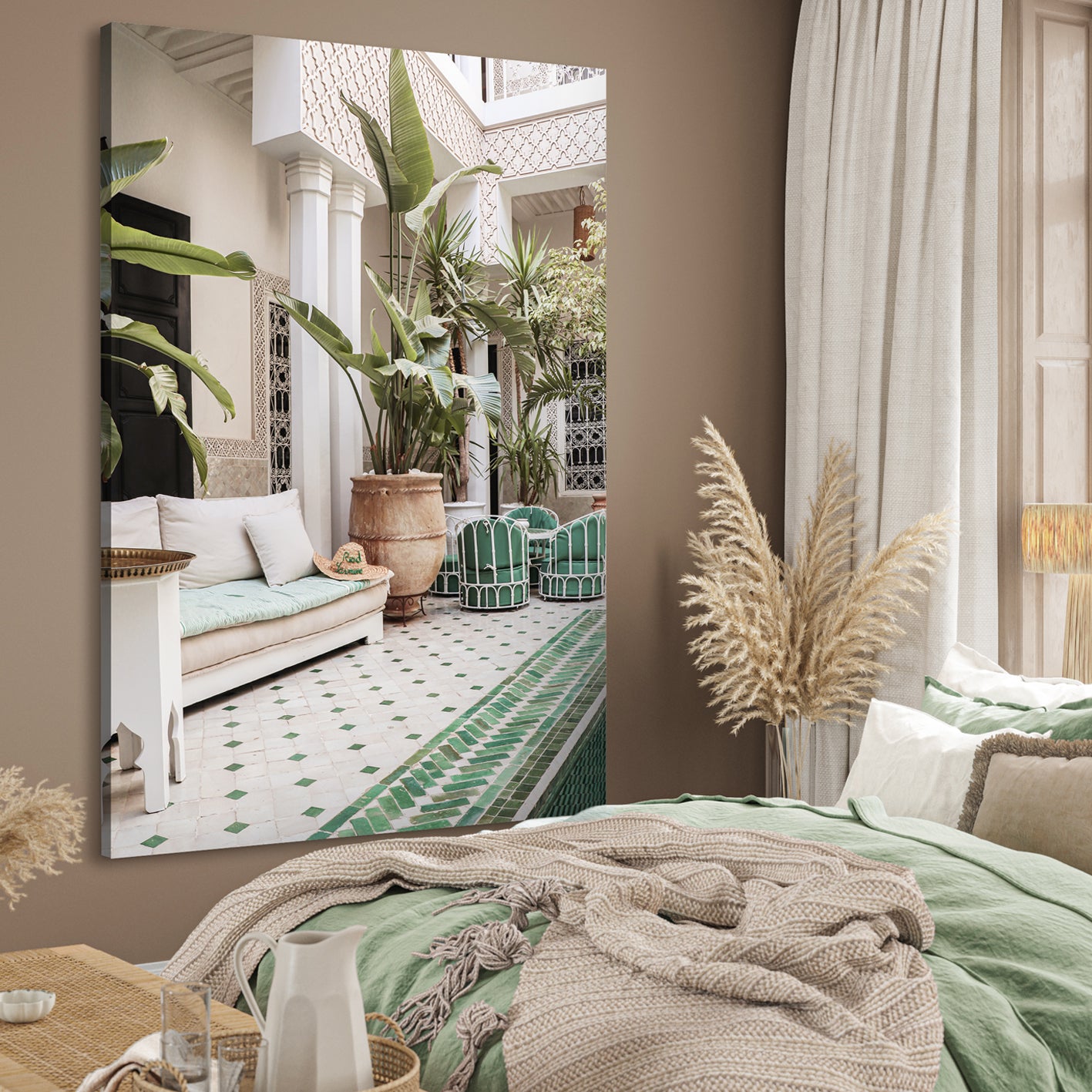 Ljuddämpande tavla - Tiled Oasis
