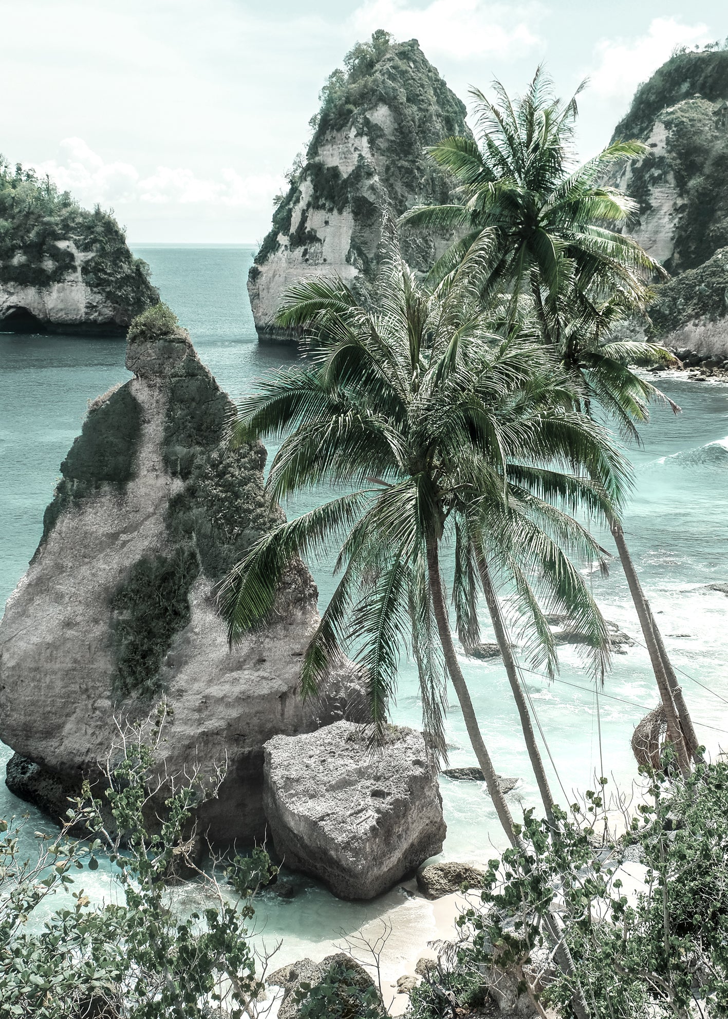 Canvastavla - Tropical Island (100x150)
