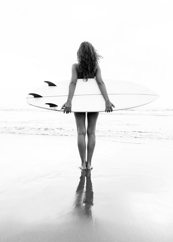Canvastavla - Surfer Woman