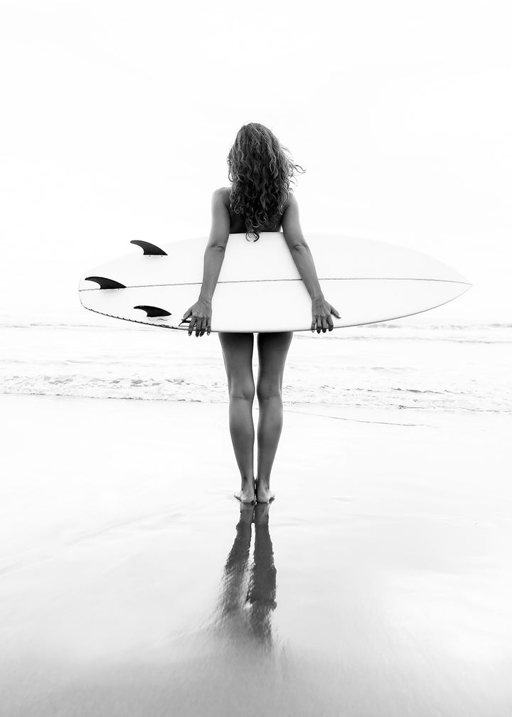 Canvastavla - Surfer Woman