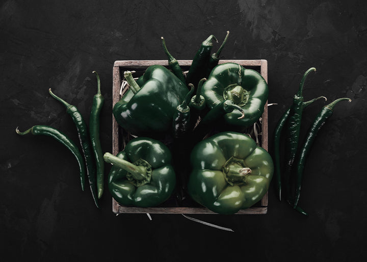 Canvastavla - Green Pepper