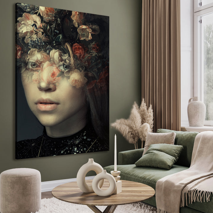 Ljuddämpande tavla - Floral Gaze