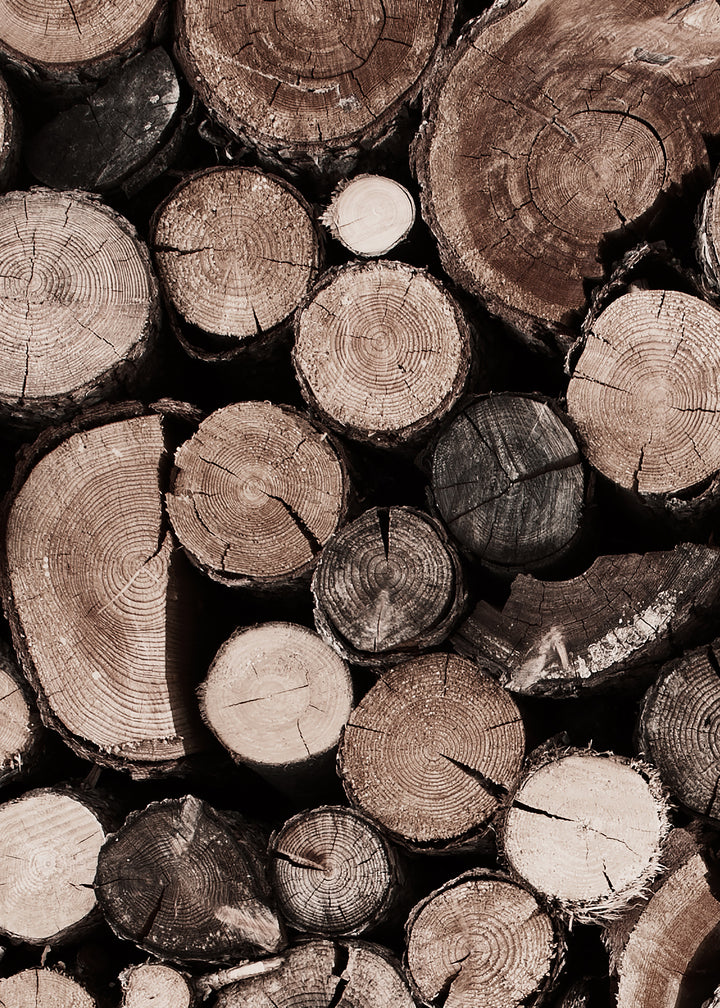 Ljuddämpande tavla - Fire Wood
