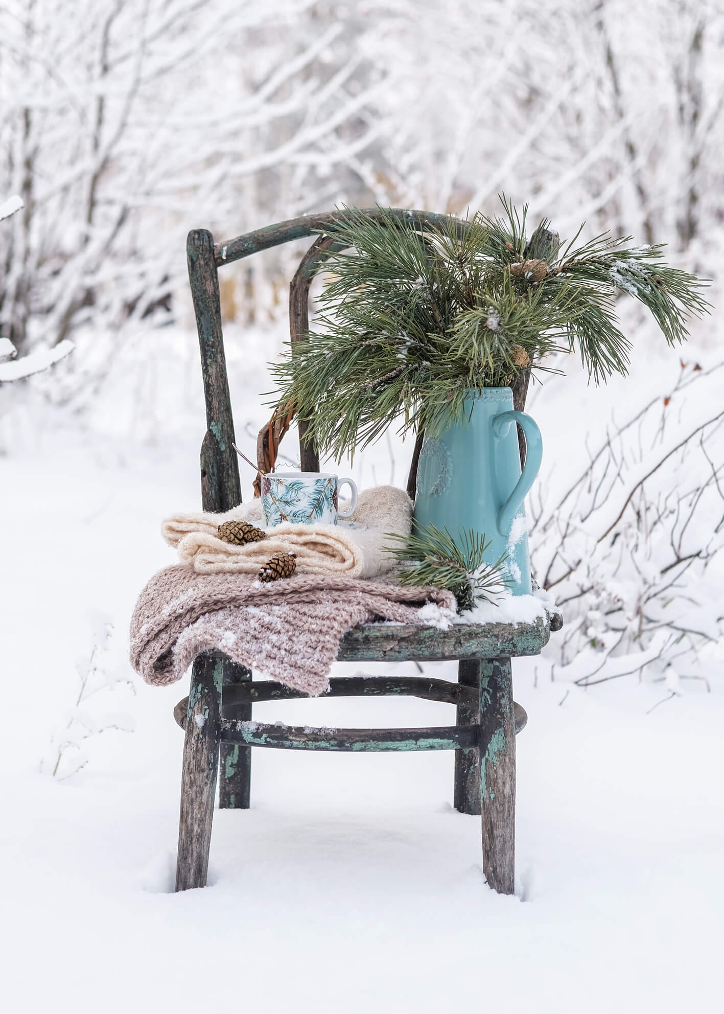 Ljuddämpande tavla - Rustic Holiday