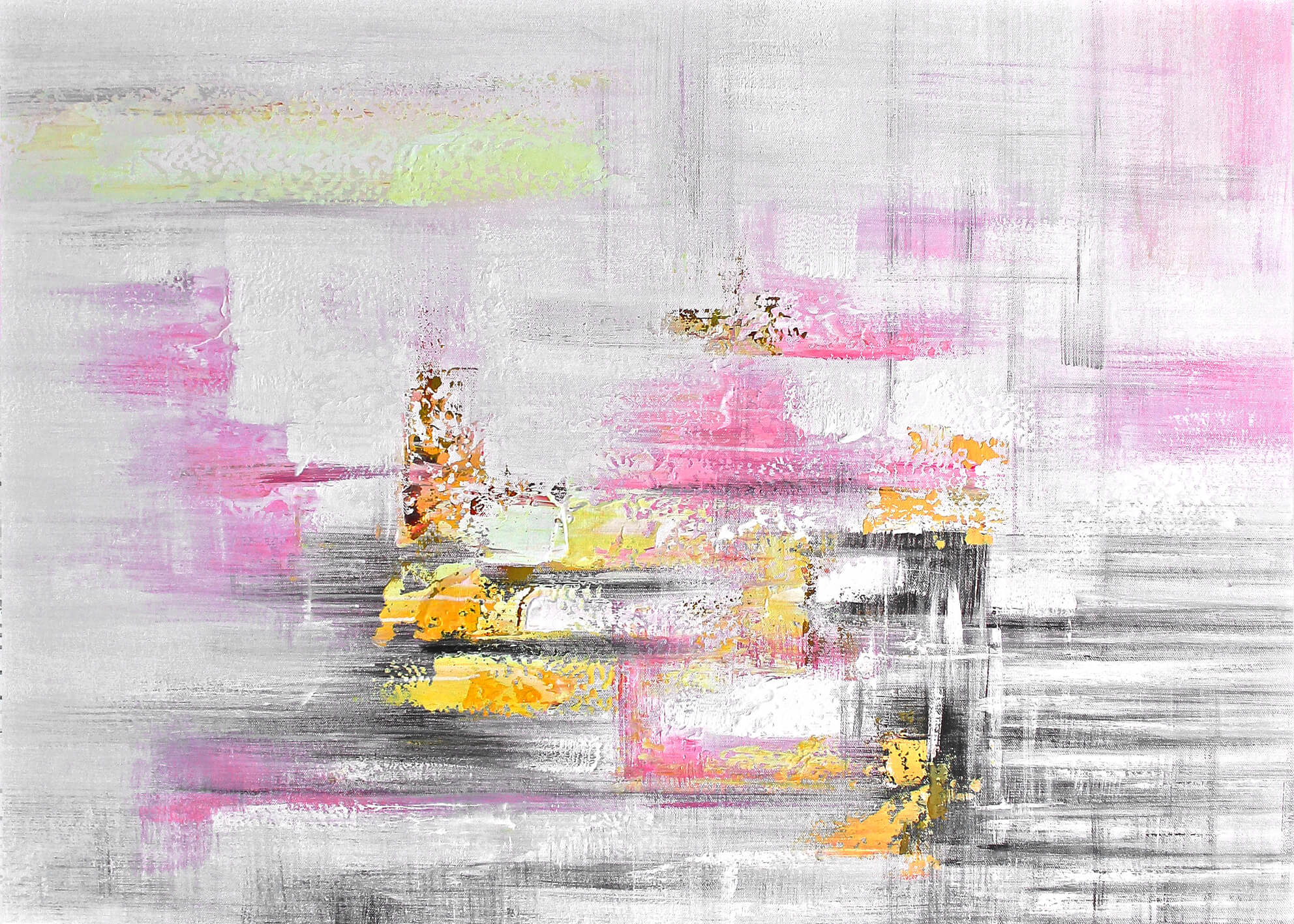 Abstrakt Oljemålning - His (50x70)