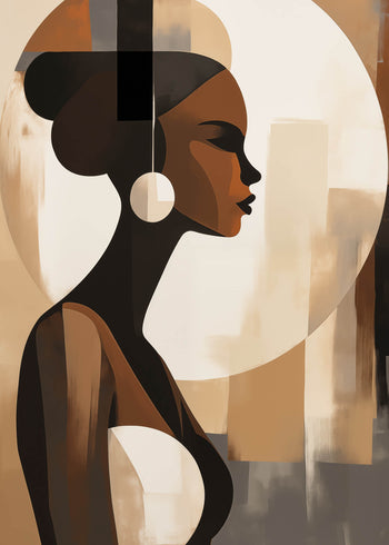 Ljuddämpande tavla - Abstract Diva