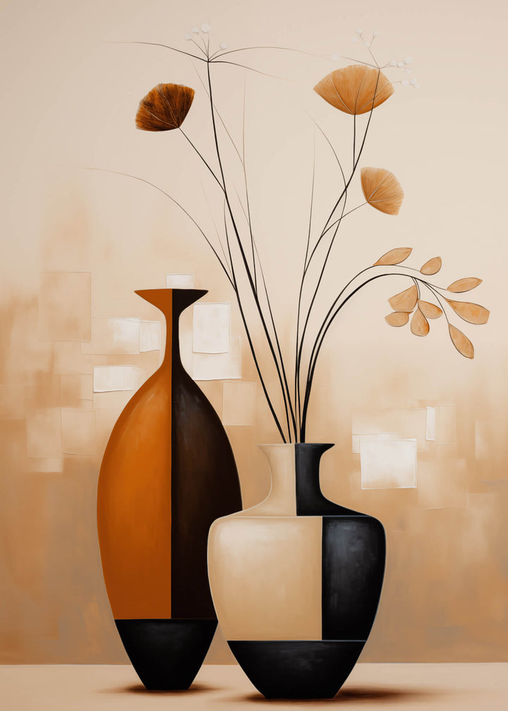 Ljuddämpande tavla - Minimalist Bouquet