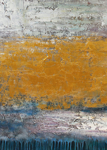 Abstrakt Oljemålning - Torch of Light (70X100)