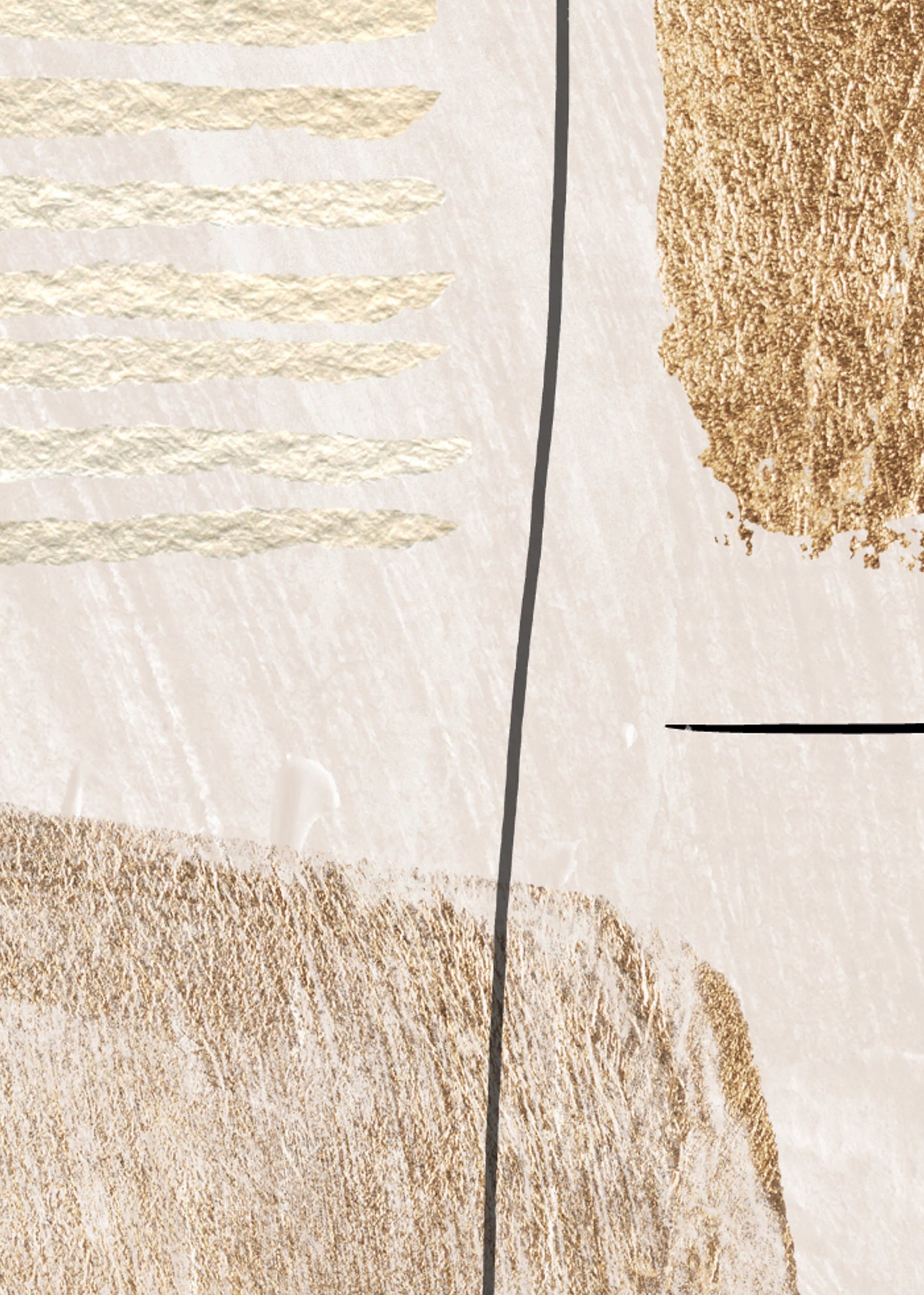 Canvastavla - Beige Whispers (45X60)