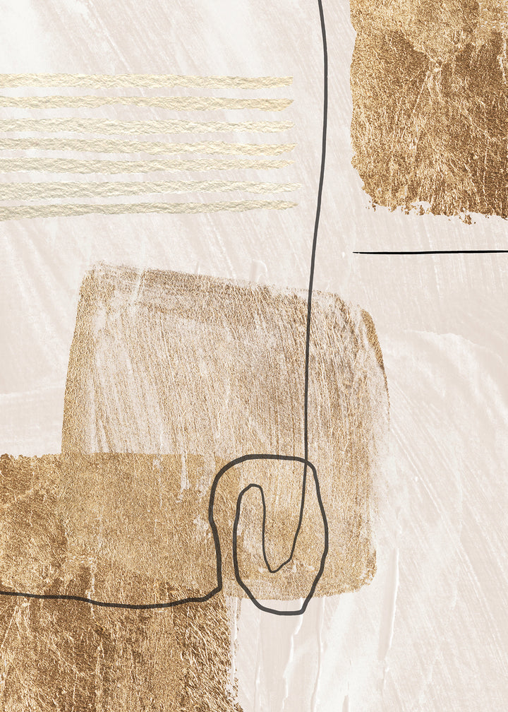 Canvastavla - Beige Whispers (45X60)