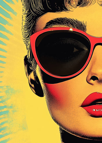 Ljuddämpande tavla - Pop Art Audrey