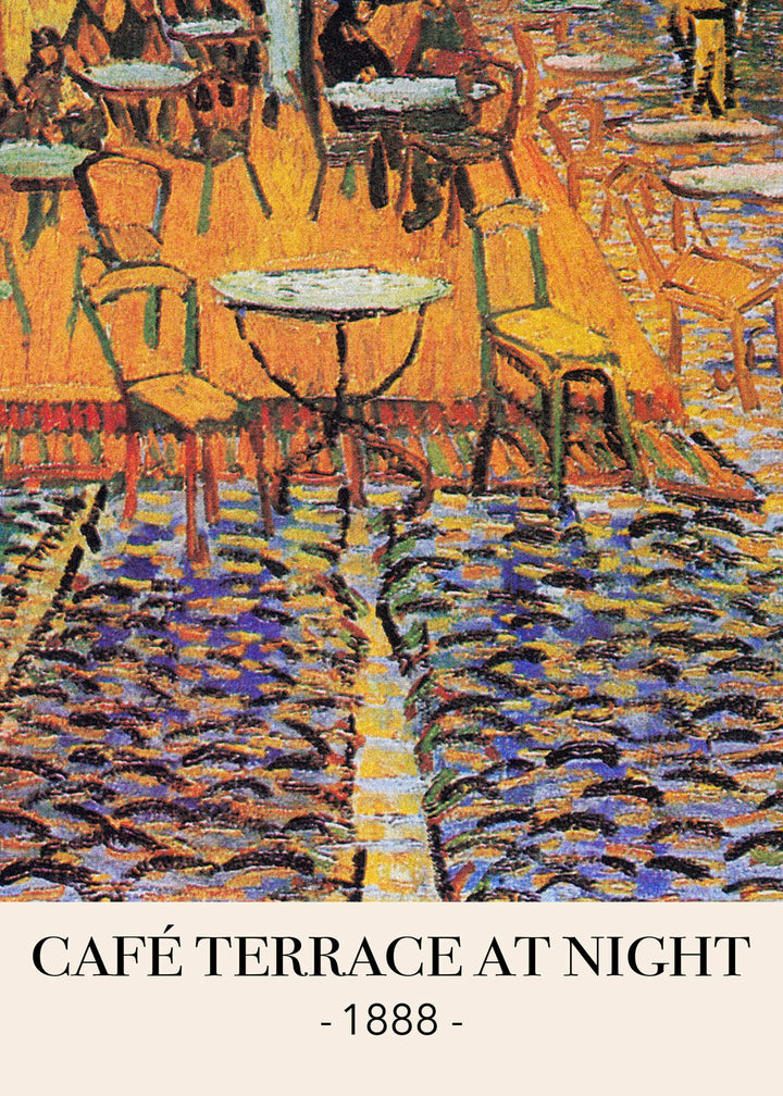 Ljuddämpande tavla - Terrace at Night