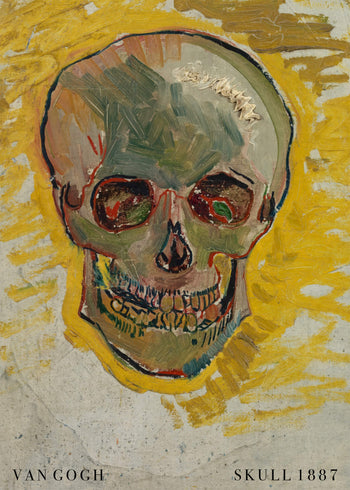 Ljuddämpande tavla - Skull (1887)