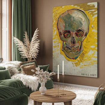 Ljuddämpande tavla - Skull (1887)