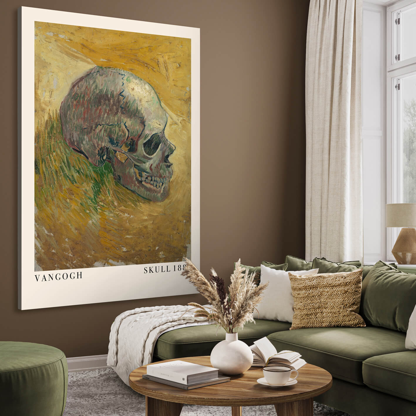 Ljuddämpande tavla - Skull (Side) 1887