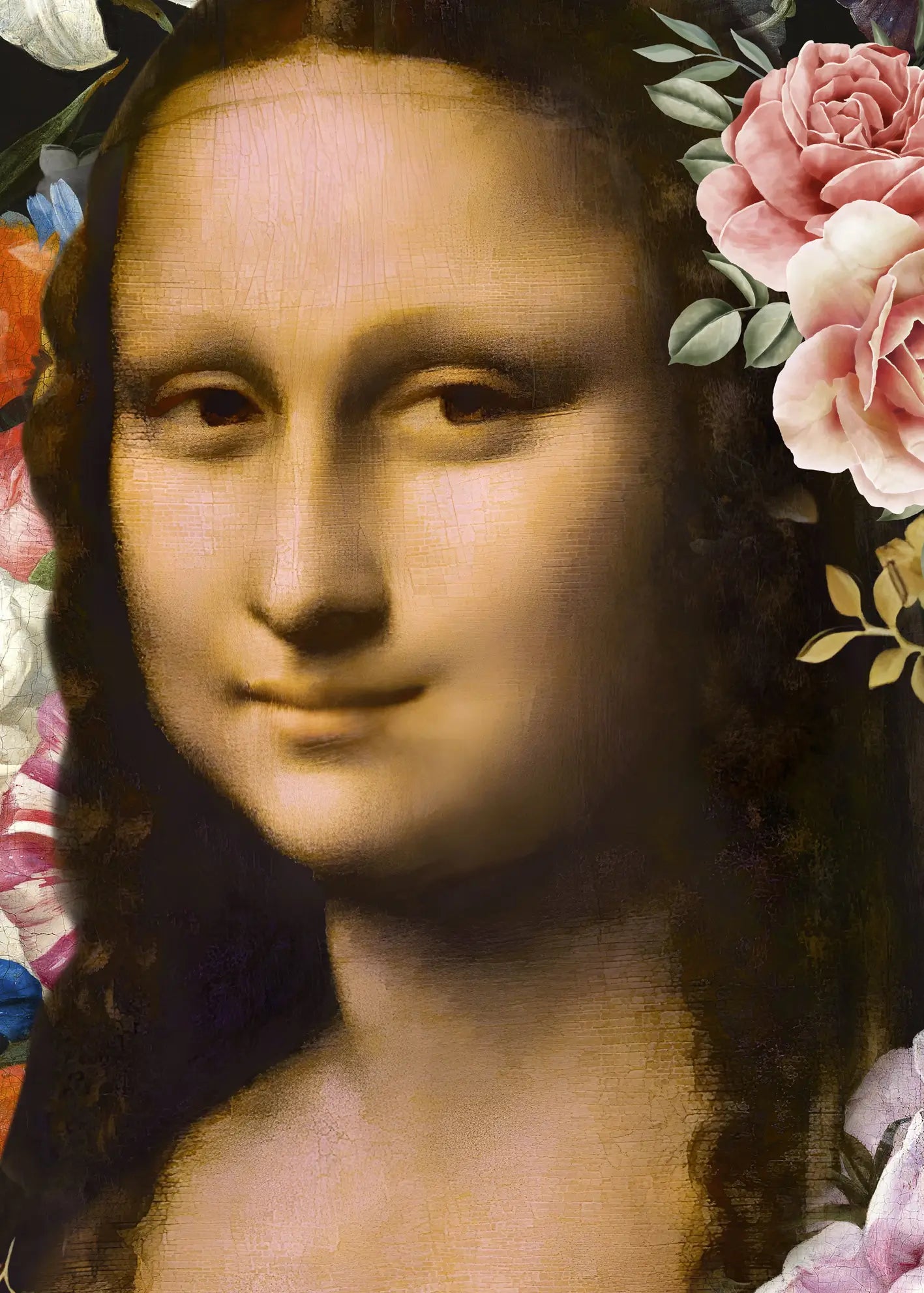 Ljuddämpande tavla - Blooming Mona