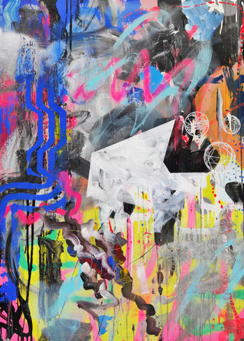 Ljuddämpande tavla - Vivid Chaos