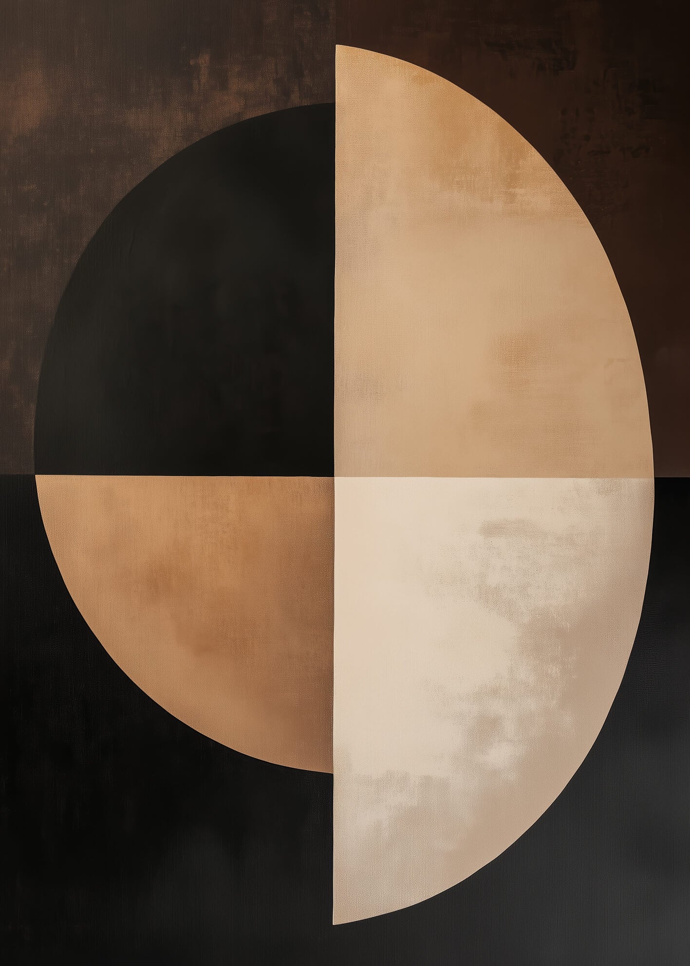 Canvastavla - Divided Harmony (50x70)