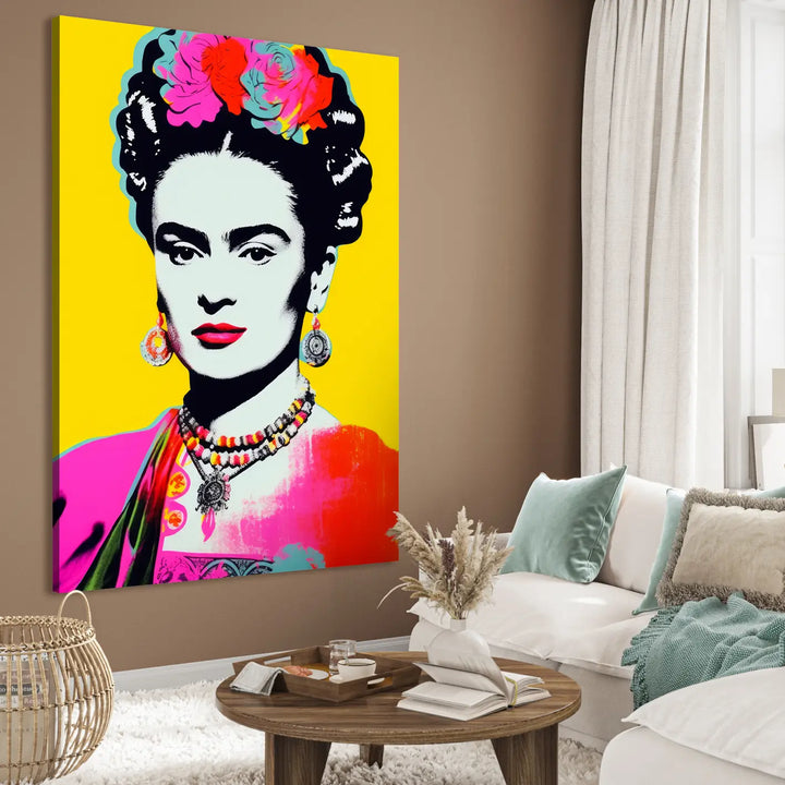 Ljuddämpande tavla - Pop Art Frida