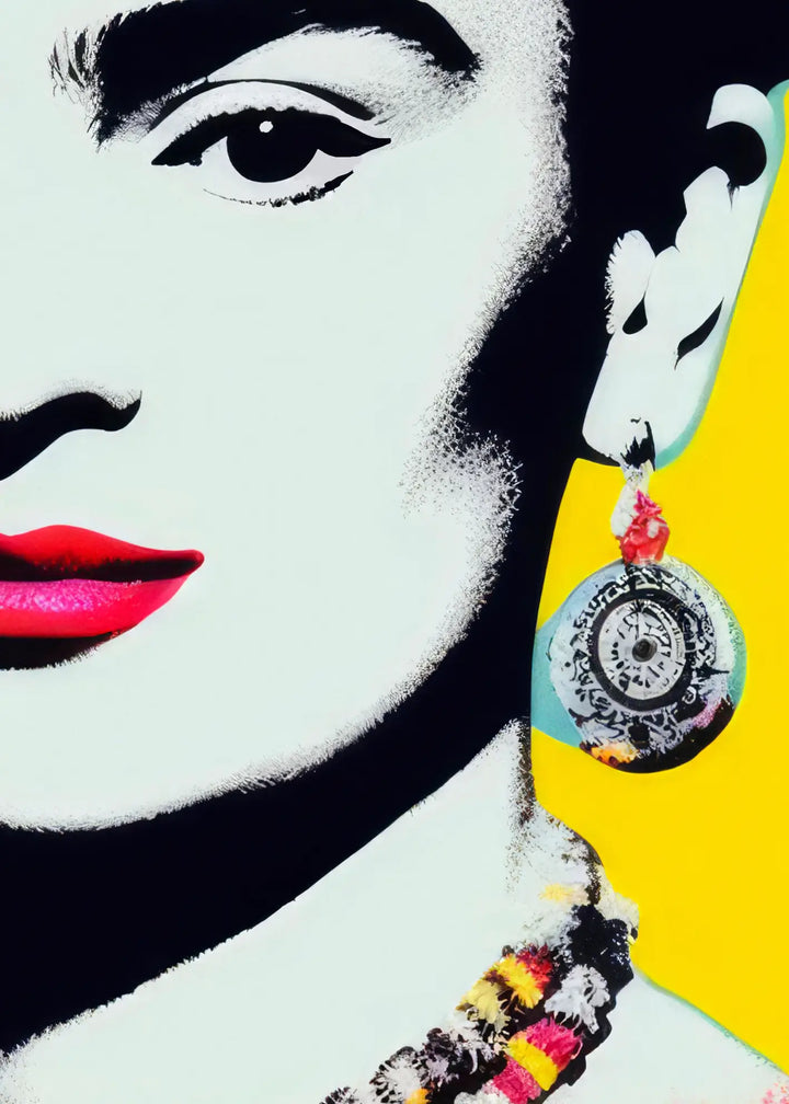 Ljuddämpande tavla - Pop Art Frida