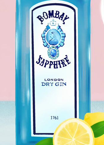 Ljuddämpande tavla - Gin Elegance