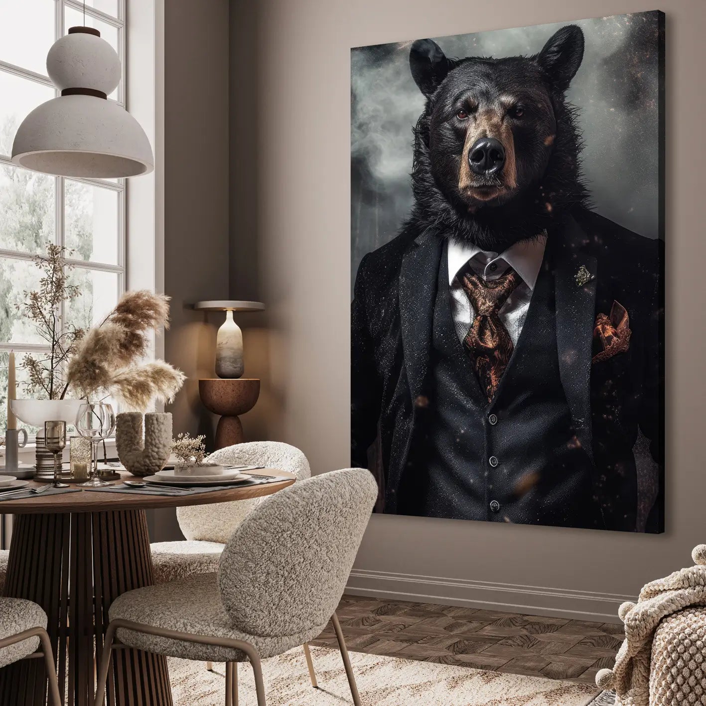 Ljuddämpande tavla - Bear of Style