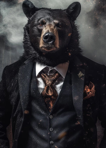 Ljuddämpande tavla - Bear of Style