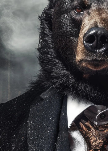 Ljuddämpande tavla - Bear of Style