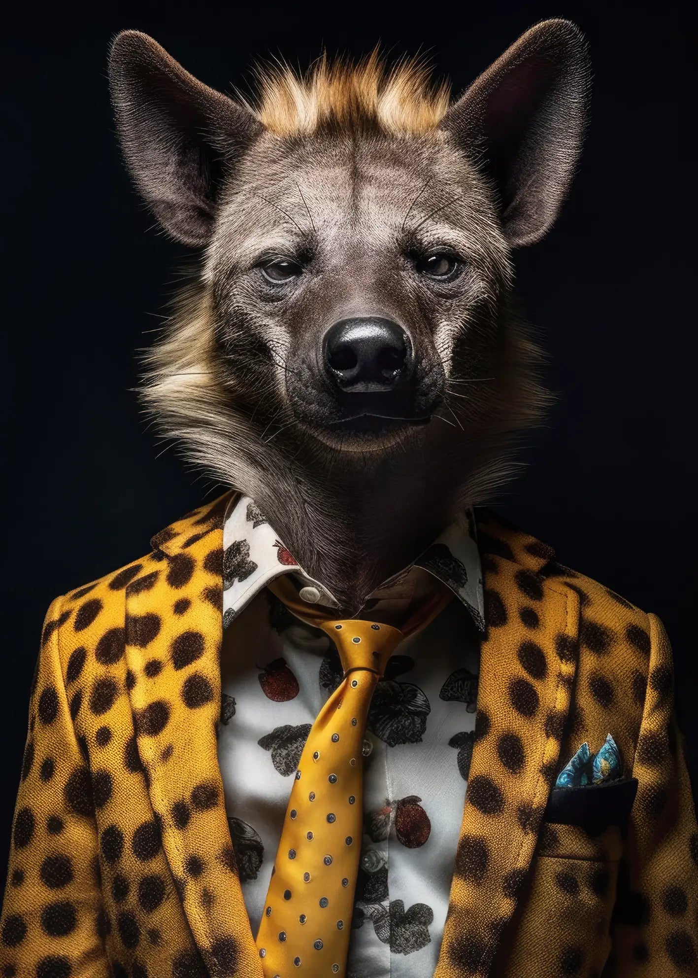 Ljuddämpande tavla - Hyena in Vogue