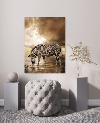 Canvastavla - Zebra (70x100)