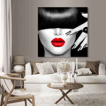 Canvastavla - Lady (50x50)