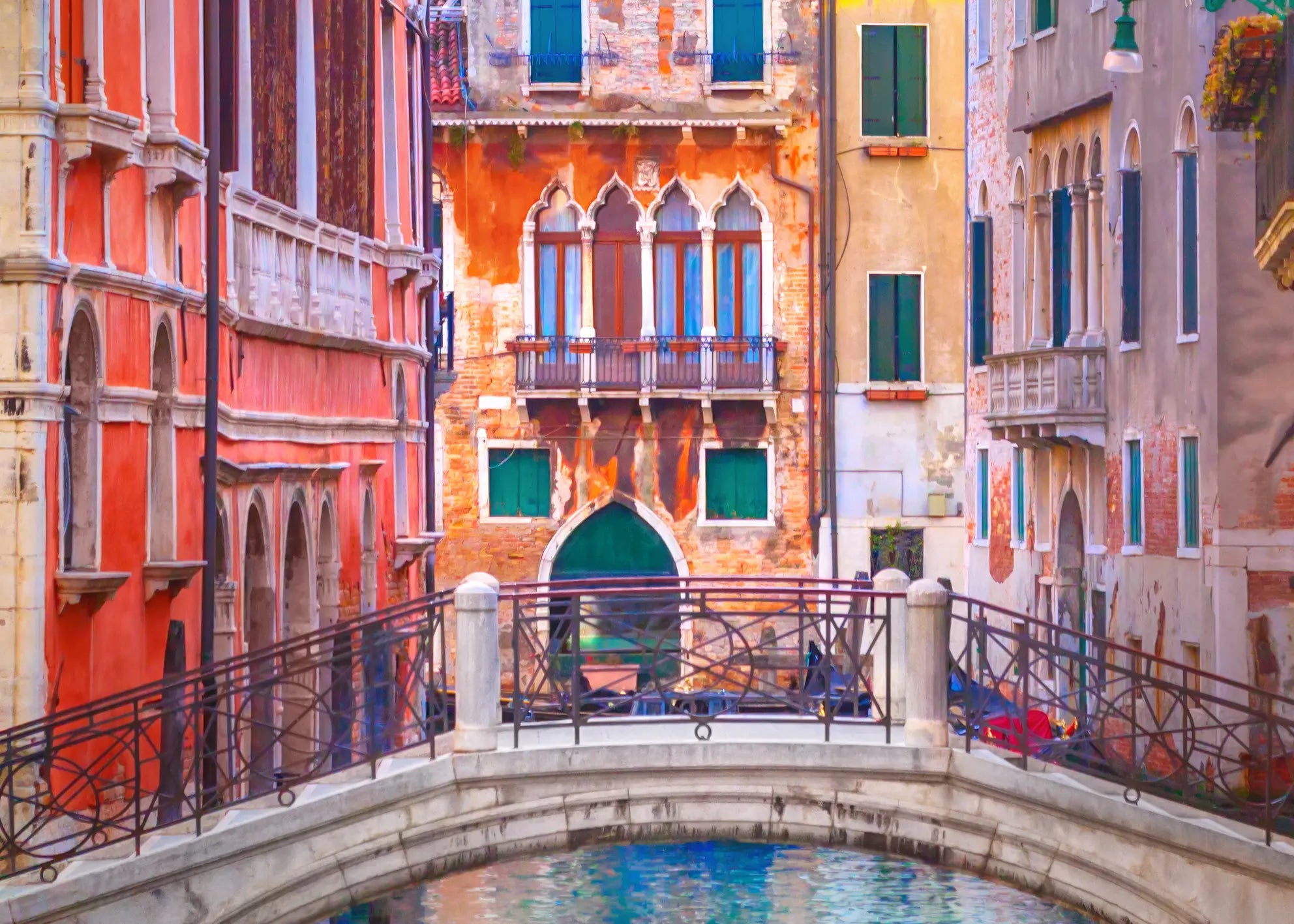 Ljuddämpande tavla - Colors of Venice