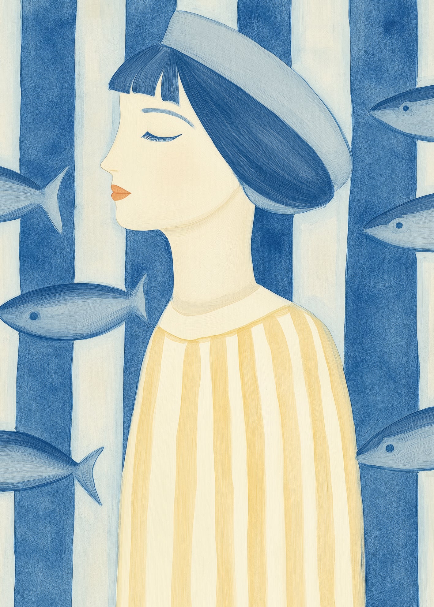 Ljuddämpande tavla - Sardine Dreams