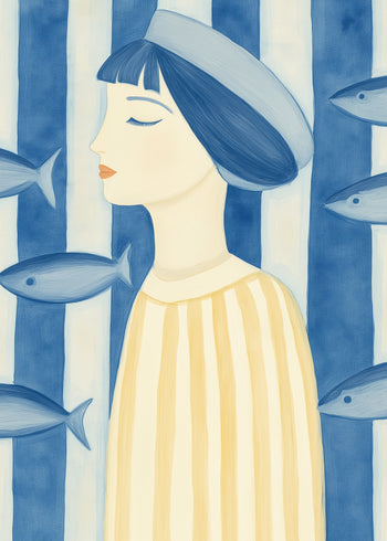Ljuddämpande tavla - Sardine Dreams