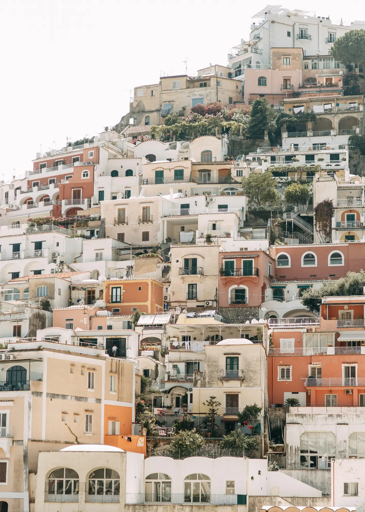 Canvastavla - Layers of Positano